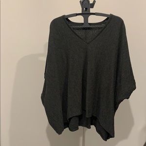 Ralph Lauren Gray Wool Poncho XS/S